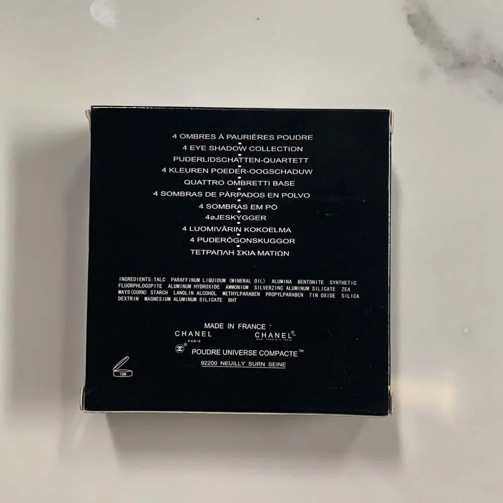 #304 CHANEL LES 4 OMBRES OMBRÉ PAULIÈRES EFFETS MULTIPLES EYESHADOW QUAD New - Picture 3 of 6
